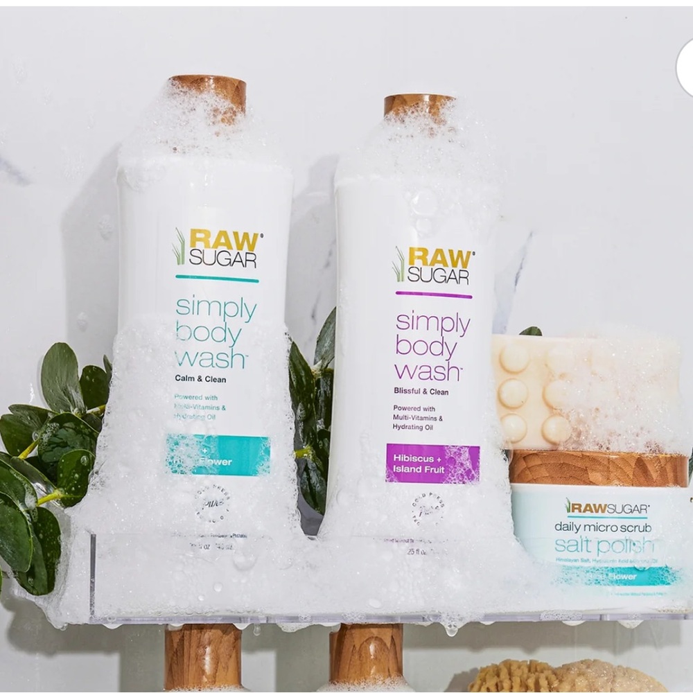 2 Raw Sugar Body Washes for $15